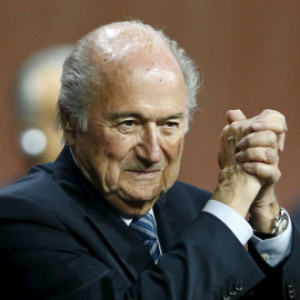 Blatter, en una imagen de archivo. REUTERS/Arnd Wiegmann