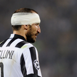 Chiellini, en el partido de ida de Champions contra el Madrid. Reuters / Giorgio Perottino