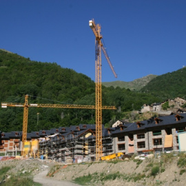 El projecte de Vallfosca Mountain Resort, a Espui (la Torre de Cabdella). ÀLEX TARROJA