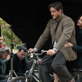 Christian Petzold, en el rodaje con los protagonistas