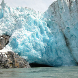 El estudio se realizó en el glaciar LeConte al sureste de Alaska, en EE UU. / NOAA