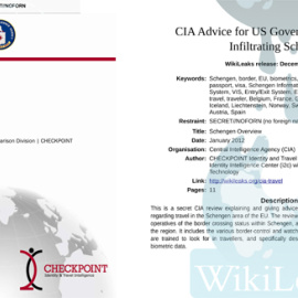 Portadas del manual secreto de la CIA y de la filtración de Wikileaks