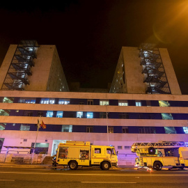 Incendio en el Hospital Puerta del Mar de Cádiz provocado por un paciente.