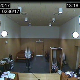 Momento de la vista de Isabel L.