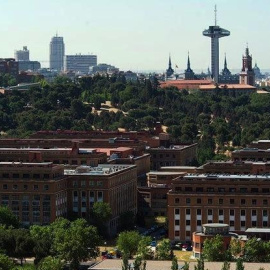 Vista aérea de la Universidad Complutense de Madrid