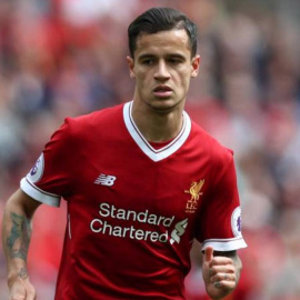 Coutinho, con la camiseta del Liverppol