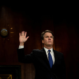 Kavanaugh, antes de testificar este jueves. Erin Schaff/REUTERS