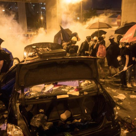 Imagen de los disturbios en Hong Kong. EFE/EPA/JEROME FAVRE