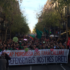 Barcelona marcha contra la "ley mordaza"