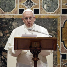 El Papa Francisco, este lunes en el Vaticano. EFE/ Andrew Medichini