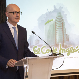 Jesús Nuño de la Rosa, presidente de El Corte Inglés en el 'roadshow' de la emisión de bonos
