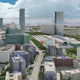 Maqueta del proyecto de la 'Operación Chamartín'.