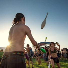 Malabares y batucada en Iboga Summer Festival / IBOGA SUMMER FESTIVAL