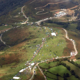 La zona montañosa del Angliru, en Asturias. EFE
