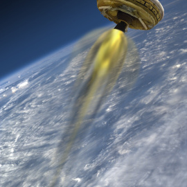 Un vídeo muestra cómo se rompe el paracaídas del 'platillo volador' de la NASA durante el ensayo.