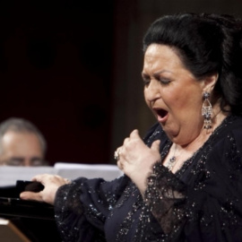 La soprano Montserrat Caballé en una de sus últimas actuaciones.