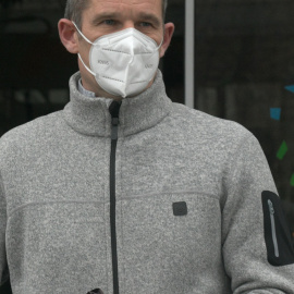 Imagen de Urdangarín en el centro 'Hogar don Orione' tras concederle el tercer grado penitenciario, en Pozuelo de Alarcón el 20 de enero de 2021.