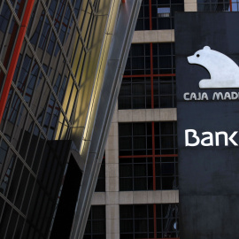 Entrada de la sede de Bankia, en una de las Torres Kio de Madrid. REUTERS
