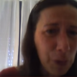 Yolanda García en su vídeo publicado en Facebook.