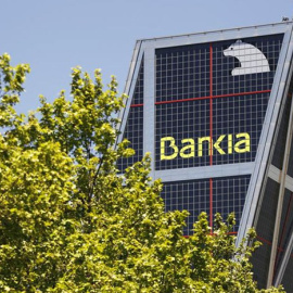 Sede de Bankia en una de las Torres Kio de Madrid. E.P.