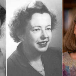 De izquierda a derecha, Marie Curie, Maria Goeppert-Mayer y  Donna Strickland. / ARCHIVO FUNDACIÓN NOBEL - REUTERS