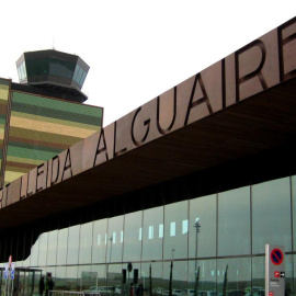 Edifici principal de l'aeroport de Lleida-Alguaire