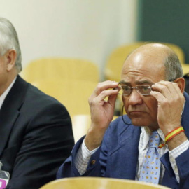 El expresidente de la CEOE Gerardo Díaz Ferrán en uno de sus juicios. EFE