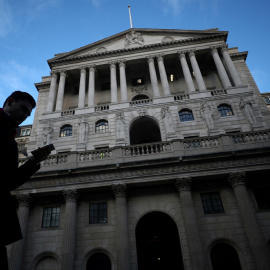 Edificio del Banco de Inglaterra (BoE, según sus siglas en inglés), en la City londinense. REUTERS/Hannah McKay