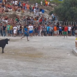 Zona de la rambla del Moralet en 2011. Imagen de un vídeo.