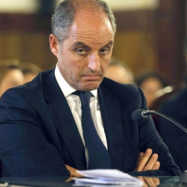 El expresidente valenciano francisco Campas, en el juicio sobre su trajes. EFE