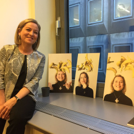 Ana Oramas en su despacho en el Congreso. /MARTA NEBOT