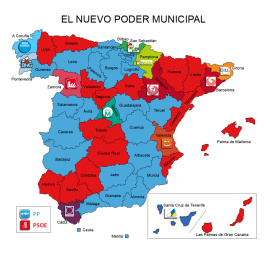 el mapa del poder municipal