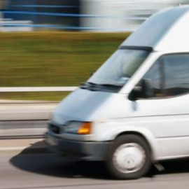 Una furgoneta comercial.- EFE