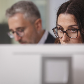 La vicepresidenta y portavoz del Consell, Aitana Mas, en la reunión del Pleno del Consell, a 12 de julio de 2023, en València.