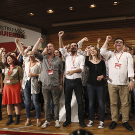 El nuevo Consejo Político federal de Izquierda Unida ha elegido como nuevo coordinador de la formación a Alberto Garzón. EFE/Fernando Alvarado