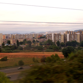 Vista de la localidad de Badia del Vallès (Barcelona)