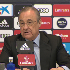 Florentino Pérez respeta y asume la decisión de Zidane
