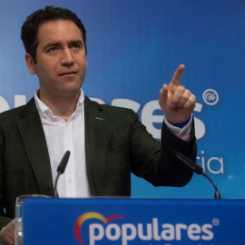 El secretario general del PP, Teodoro García Ejea, aprovechó una reunión en Cantabria para lanzar la propuesta. / EFE