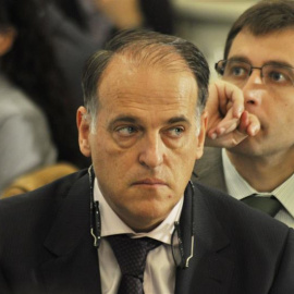 El presidente de la LFP, Javier Tebas.