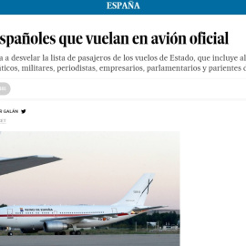 Información de 'El País' sobre los datos por los que Civio y el Ministerio de Defensa litigaron tres años en los tribunales.