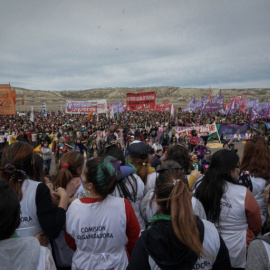 Panorama del Encuentro Nacional de Mujeres en Argentina. Imagen: organización