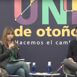 entrevista de Ana pardo de vera a Iñigo Errejón en la Universidad de otoño