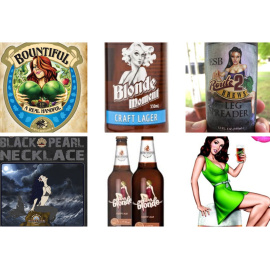 Cervezas con imágenes sexistas vetadas en el Gran Festival Británico.