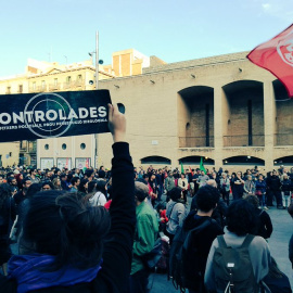 Acció de suport als encausats d'ARRAN en aquest cas. @controlades