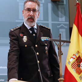 Eugenio Pereiro Blanco, al jurar su cargo anterior de comisario general de Extranjería y Fronteras, en diciembre de 2017.