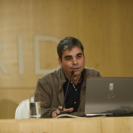 El concejal de Economía y Hacienda del Ayuntamiento de Madrid comparece ante la prensa. (EP)