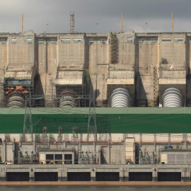 Vista de la hidroeléctrica de Belo Monte, este jueves en Altamira (Brasil) | EFE
