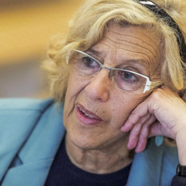 Carmena, durante una entrevista concedida en miércoles. EFE