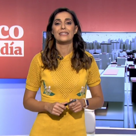 Silvia Brasero en el informativo 'Público al Día' del 25 de octubre de 2018.