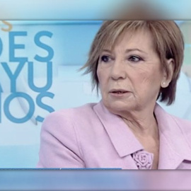 Celia Villalobos el pasado martes 16 de enero en 'Los Desayunos de TVE'.